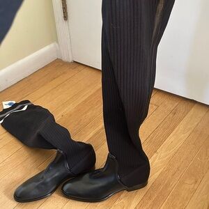 Santoni Black Over the Knee Boots